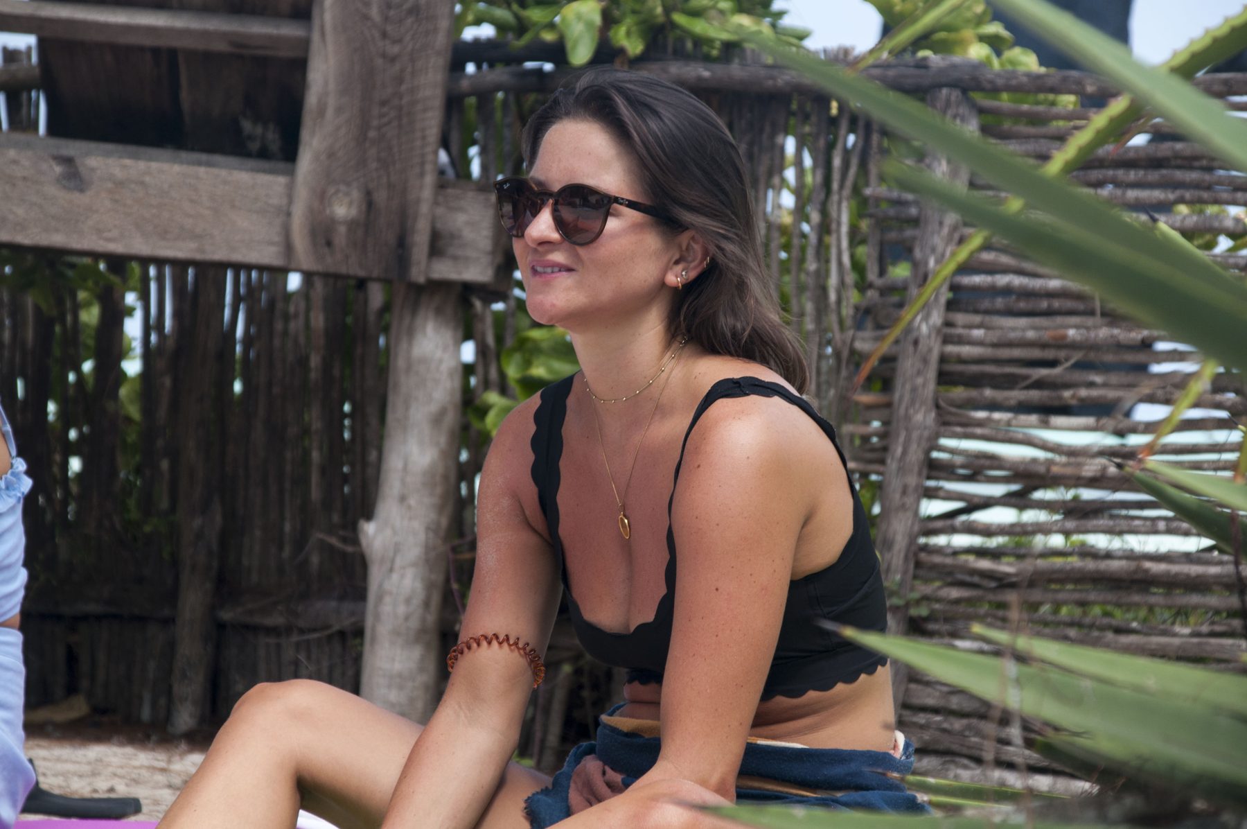 A TribeX traveller laughing during a break between sessions